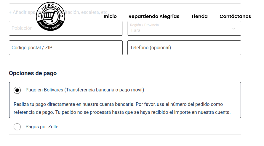 forma de pago